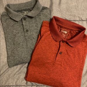 2 Men’s American Eagle Flex Performance Polos